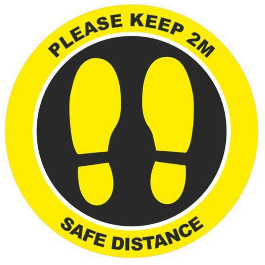 Anti Slip COVID19 Floor Graphic