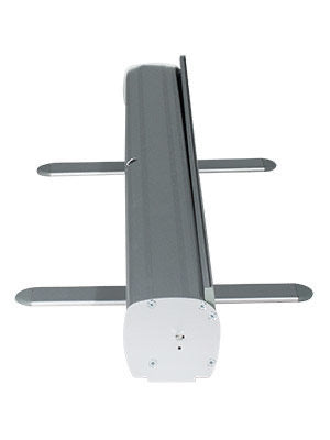 Roll up Sneeze Guard - Plastic freestanding screen