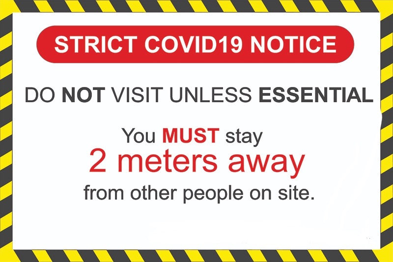 COVID-19 Coronavirus protection signage pack