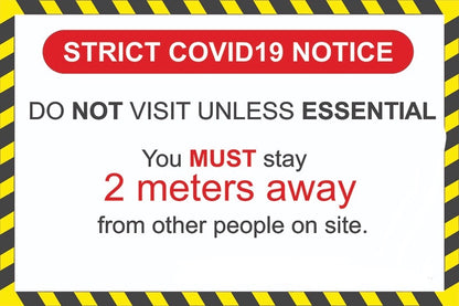 COVID-19 Coronavirus protection signage pack