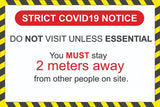 COVID-19 Coronavirus protection signage pack