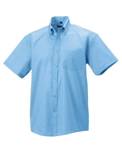 Russell Collection Short sleeve ultimate non-iron shirt (J957M)