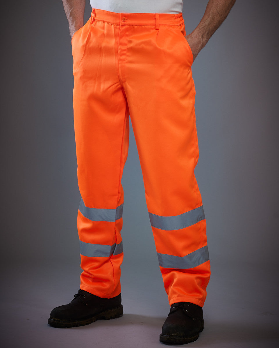 Yoko Hi-Vis Polycotton Work Trouser