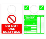 Box of 40 Scaffold Inspection Signs